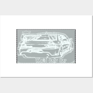 Rally Car wall art Posters and Art